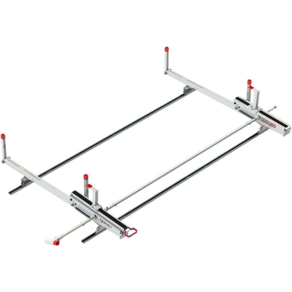 Weather Guard EZGLIDE2™ Drop-Down Ladder Van Rack Extended Mid/High Roof Model 2291-3-01
