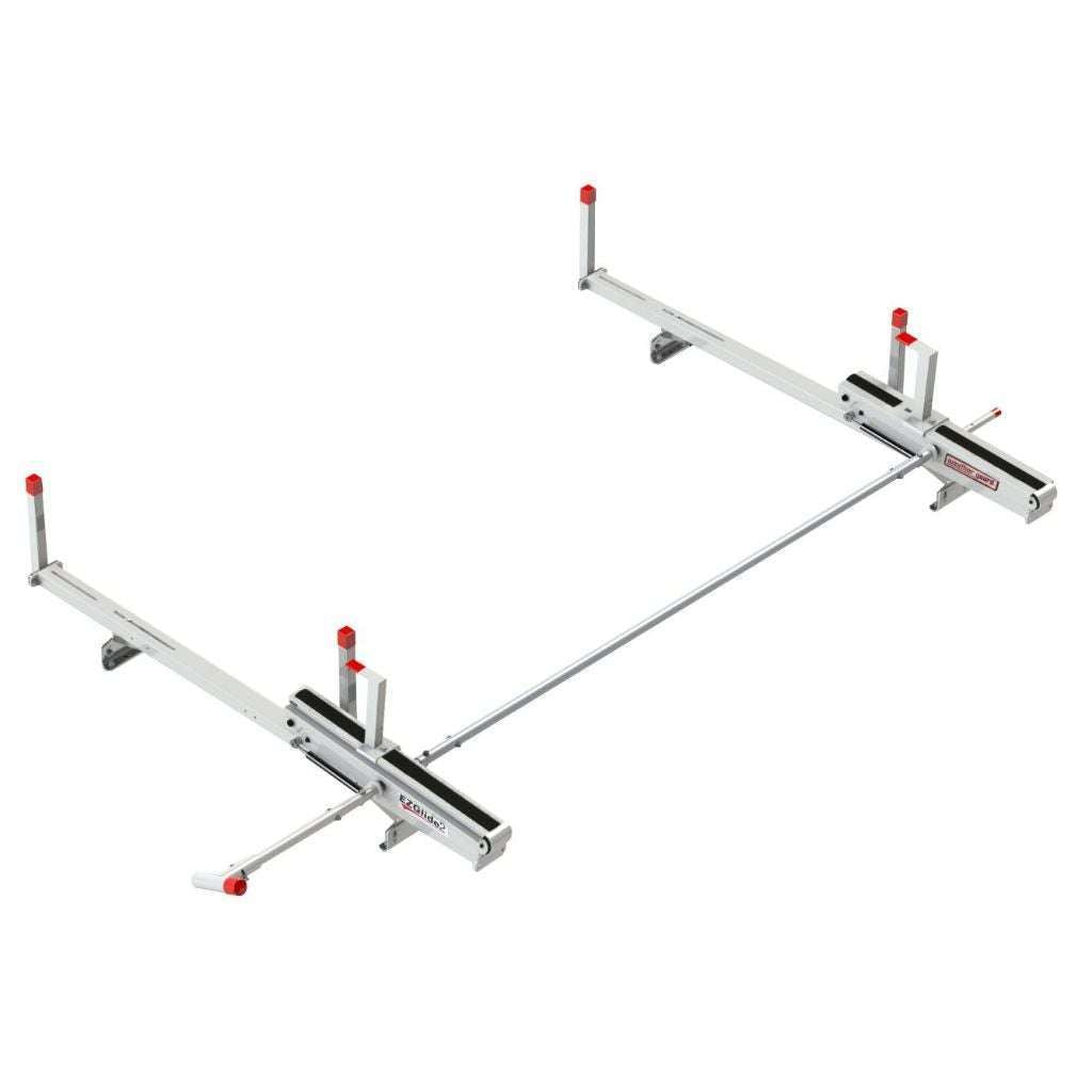 Weather Guard EZGLIDE2™ Fixed Drop-Down Van Ladder Rack Compact Model 2261-3-01