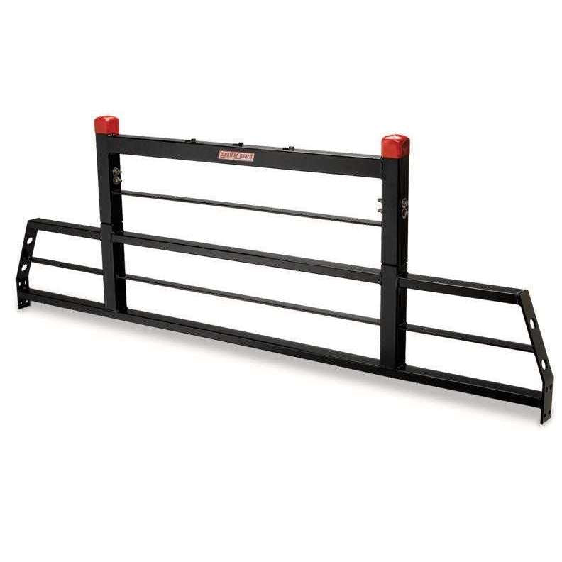 Weather Guard Headache Rack Cab Protector Protect-A-Rail® Gloss Black Steel Model 1908