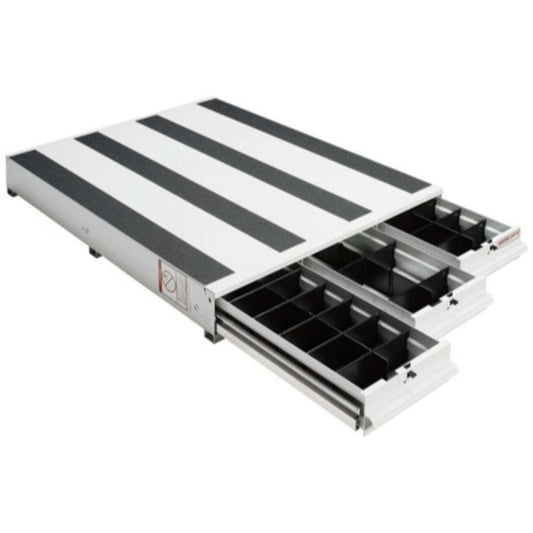 Weather Guard Itemizer Drawer Box White Aluminum 49X36X6.75 Model 317-3