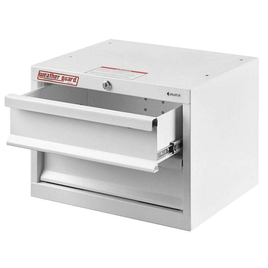 Weather Guard Van Storage Cabinet 2 Drawers 12"x16"x14" Model 9912-3-02