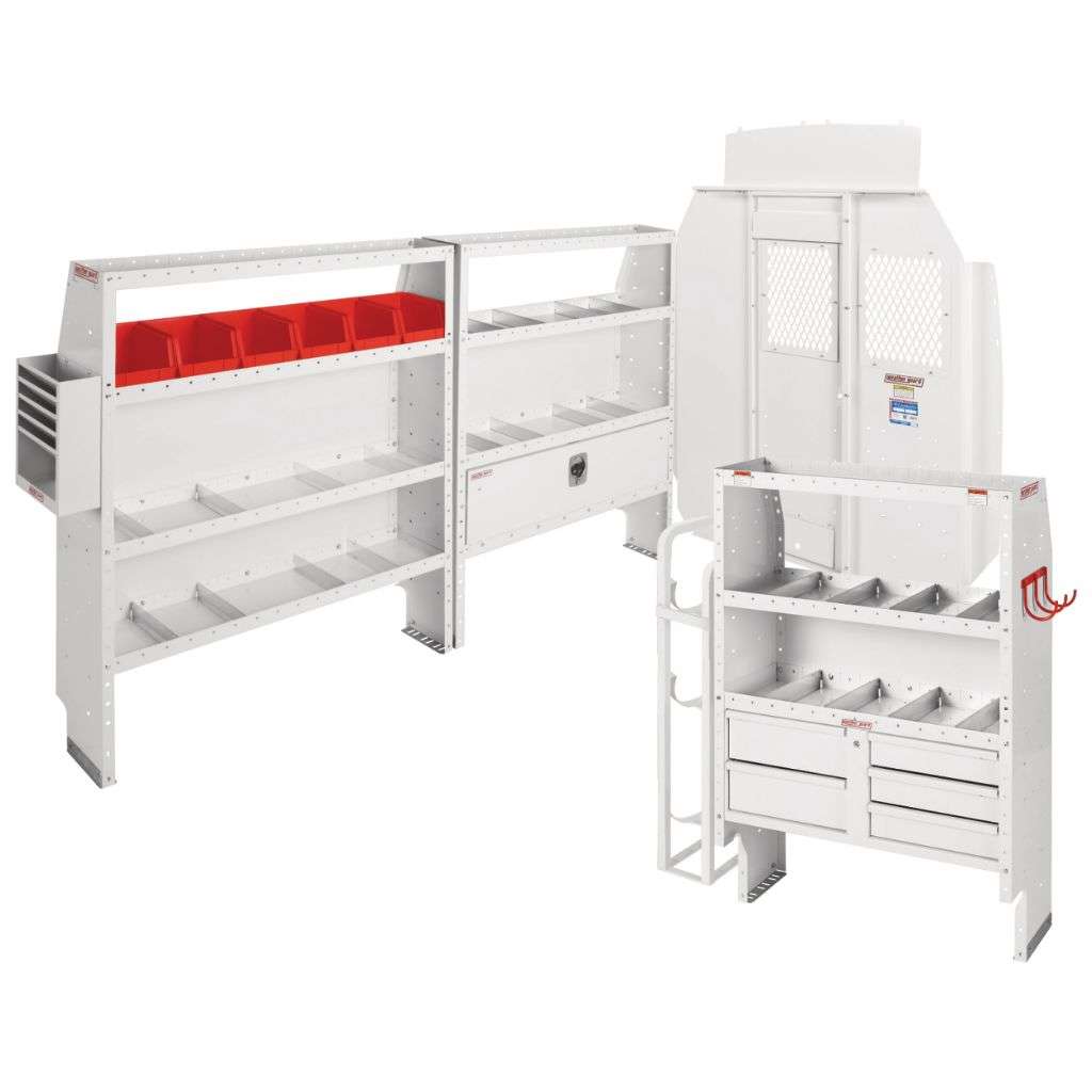 weather guard van shelving package