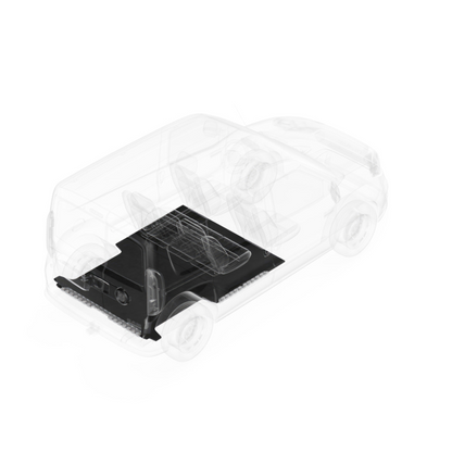 LEGEND EVOLVE Flooring With Sills USA Version RAM ProMaster City Regular Wheelbase Cargo Regular Wheelbase Van 2 Pc - Single Side Door Model 671-123-6441.U
