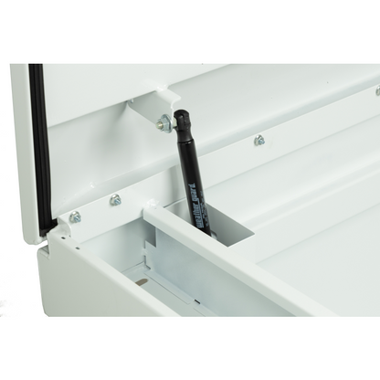 Weather Guard Crossover Tool Box White Steel Full Size Extra Wide Model 116-3-04