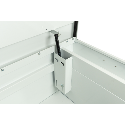 Weather Guard Crossover Tool Box White Steel Full Size Extra Wide Model 116-3-04
