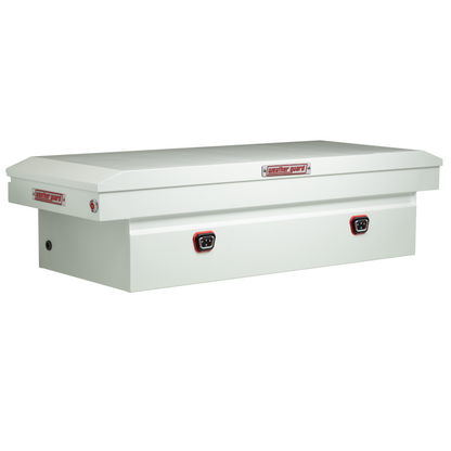 Weather Guard Crossover Tool Box White Steel Full Size Extra Wide Model 116-3-04
