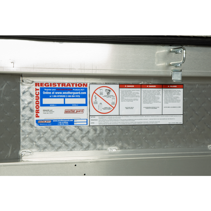 Weather Guard Crossover Tool Box Bright Aluminum Full Size Extra Wide Model 117-0-04