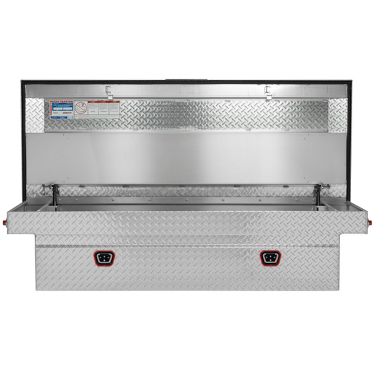 Weather Guard Crossover Tool Box Bright Aluminum Full Size Extra Wide Model 117-0-04