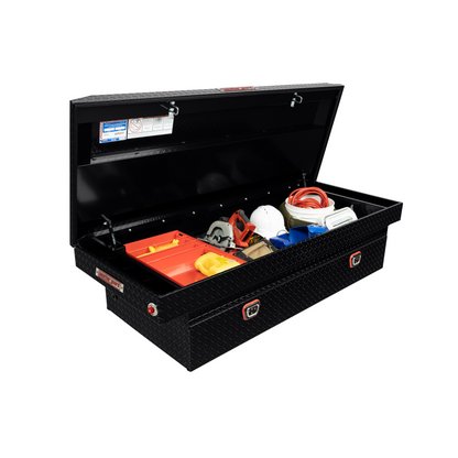 Weather Guard Crossover Tool Box Gloss Black Aluminum Extra Wide Model 117-5-04