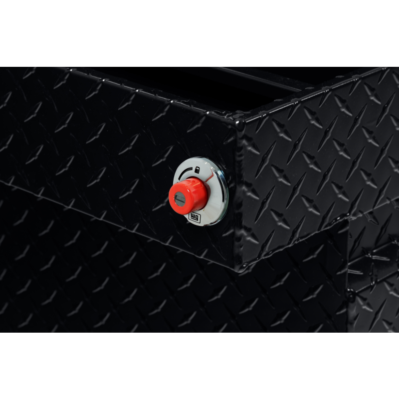 Weather Guard Crossover Tool Box Gloss Black Aluminum Extra Wide Model 117-5-04