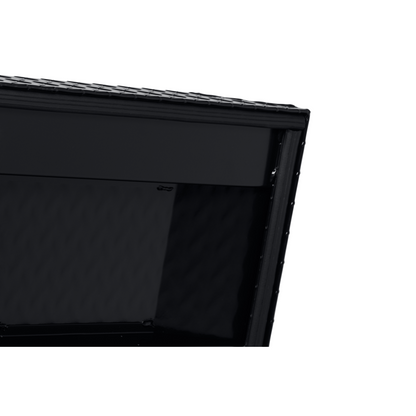 Weather Guard Crossover Tool Box Gloss Black Aluminum Extra Wide Model 117-5-04