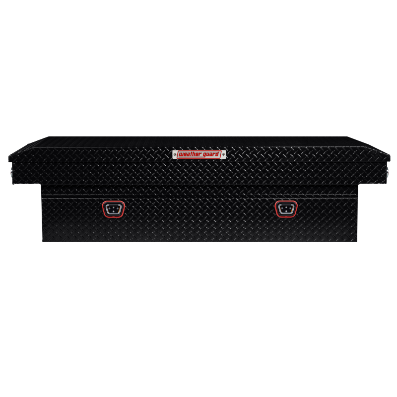 Weather Guard Crossover Tool Box Gloss Black Aluminum Extra Wide Model 117-5-04