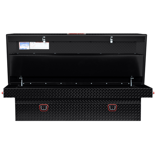 Weather Guard Crossover Tool Box Gloss Black Aluminum Extra Wide Model 117-5-04