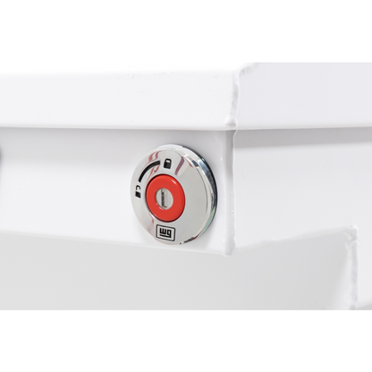 Weather Guard Crossover Tool Box White Steel Full Size Low Profile Model 120-3-04