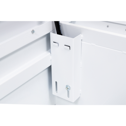 Weather Guard Crossover Tool Box White Steel Full Size Low Profile Model 120-3-04