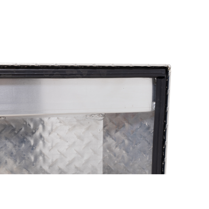 Weather Guard Crossover Tool Box Bright Aluminum Full Size Low Profile Model 121-0-04