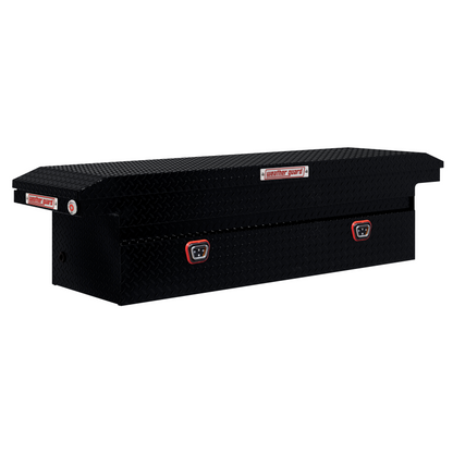 Weather Guard Crossover Tool Box Gloss Black Aluminum Full Size Low Profile Model 121-5-04