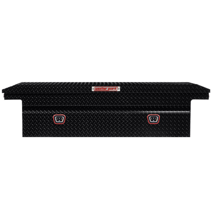 Weather Guard Crossover Tool Box Gloss Black Aluminum Full Size Low Profile Model 121-5-04