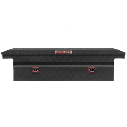 Weather Guard Crossover Tool Box Textured Matte Black Aluminum Full Size Low Profile Model 121-52-04