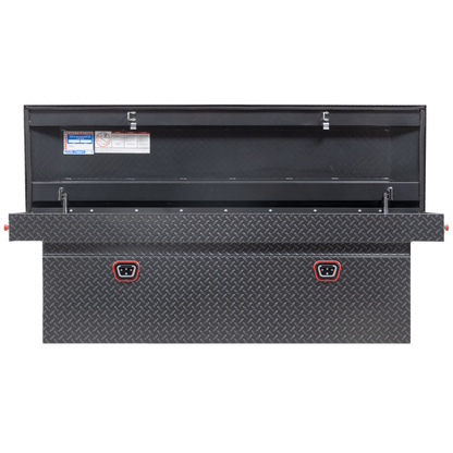 Weather Guard Crossover Tool Box Gray Aluminum Full Size Deep Model 123-6-04
