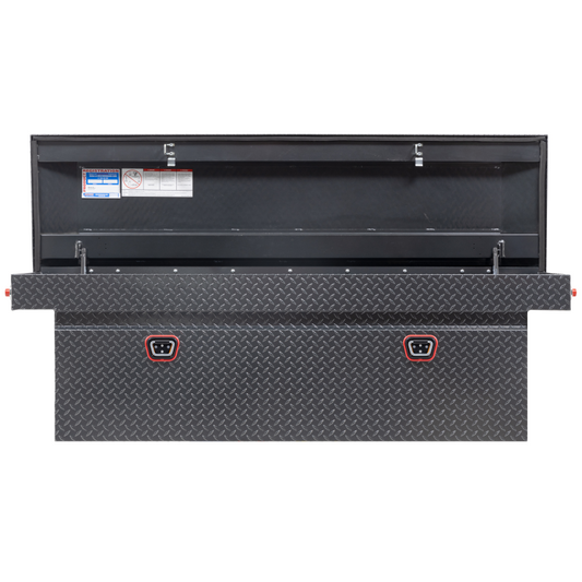 Weather Guard Crossover Tool Box Gray Aluminum Full Size Deep Model 123-6-04