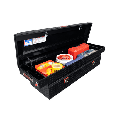 Weather Guard Crossover Tool Box Gloss Black Aluminum Full Standard Model 127-5-04
