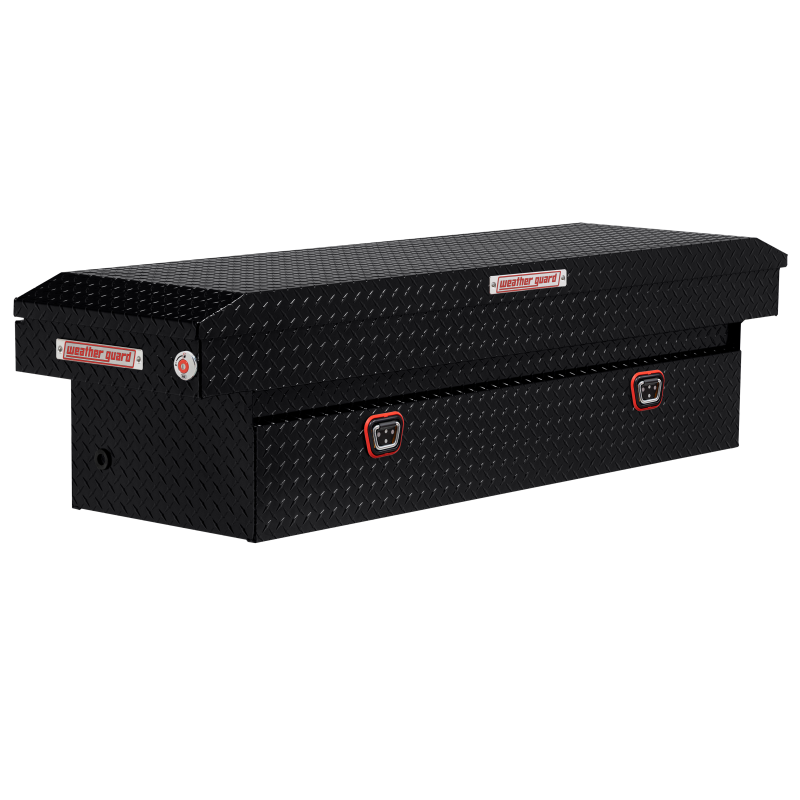 Weather Guard Crossover Tool Box Gloss Black Aluminum Full Standard Model 127-5-04