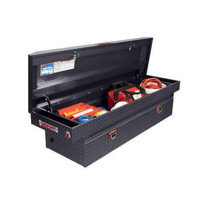 Weather Guard Crossover Tool Box Gray Aluminum Full Standard Model 127-6-04