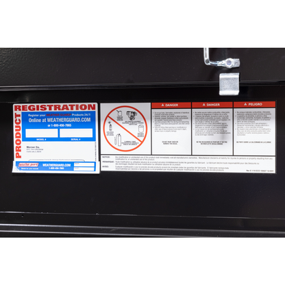 Weather Guard Crossover Tool Box Gloss Black Steel Full Size Deep Model 128-5-04