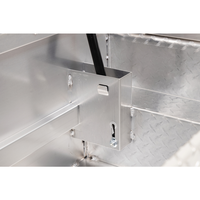 Weather Guard Crossover Tool Box Bright Aluminum Low Profile Midsize Model 131-0-04