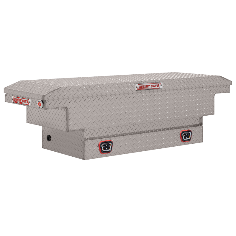 Weather Guard Crossover Tool Box Bright Aluminum Low Profile Midsize Model 131-0-04