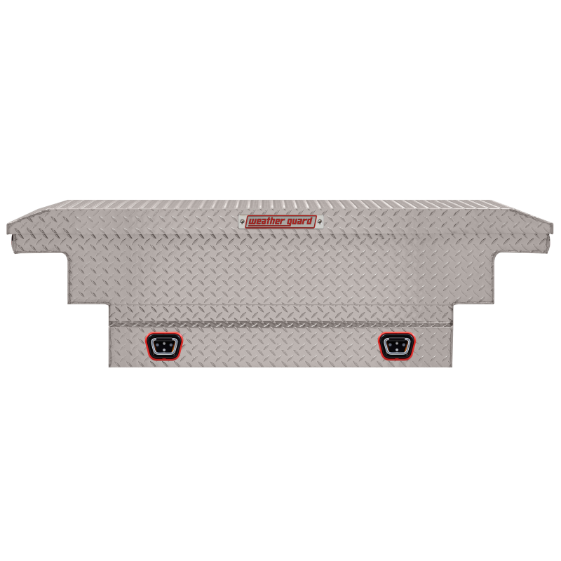 Weather Guard Crossover Tool Box Bright Aluminum Low Profile Midsize Model 131-0-04