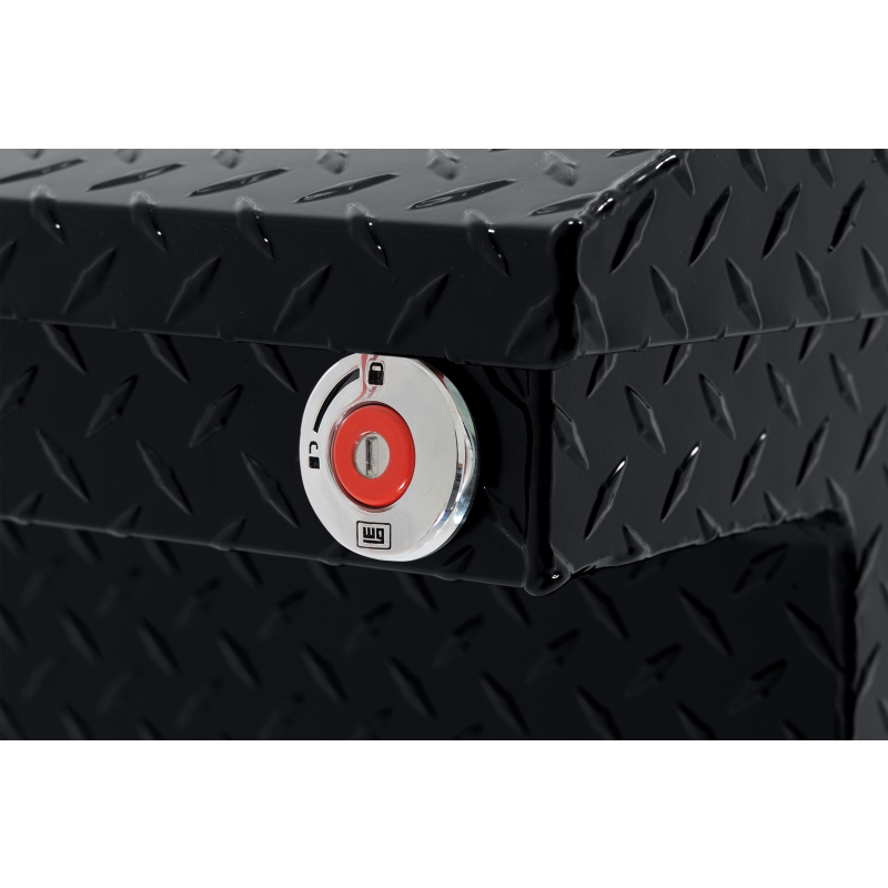 Weather Guard Crossover Tool Box Gloss Black Aluminum Midsize Low Profile Model 131-5-04