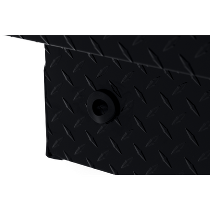 Weather Guard Crossover Tool Box Gloss Black Aluminum Midsize Low Profile Model 131-5-04