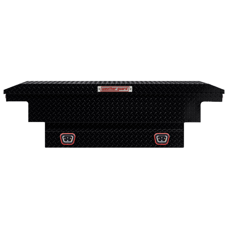 Weather Guard Crossover Tool Box Gloss Black Aluminum Midsize Low Profile Model 131-5-04