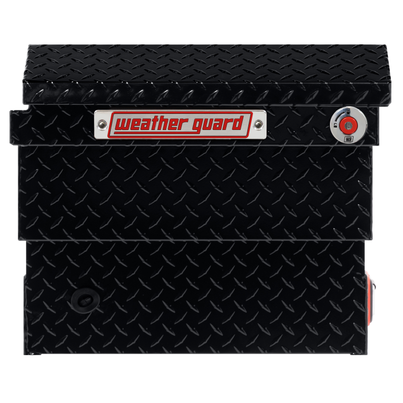 Weather Guard Crossover Tool Box Gloss Black Aluminum Midsize Low Profile Model 131-5-04