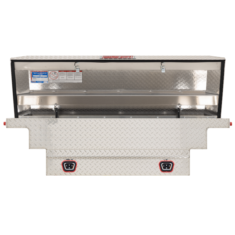 Weather Guard Crossover Tool Box Bright Aluminum Midsize Deep Model 137-0-04