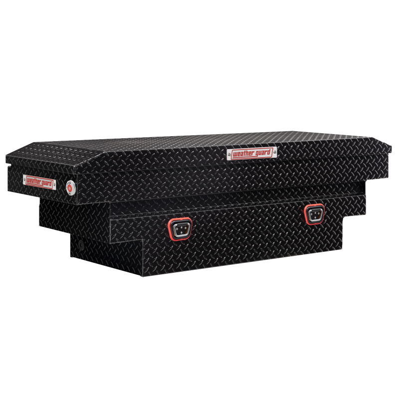 Weather Guard Crossover Tool Box Gloss Black Aluminum Midsize Deep Model 137-5-04