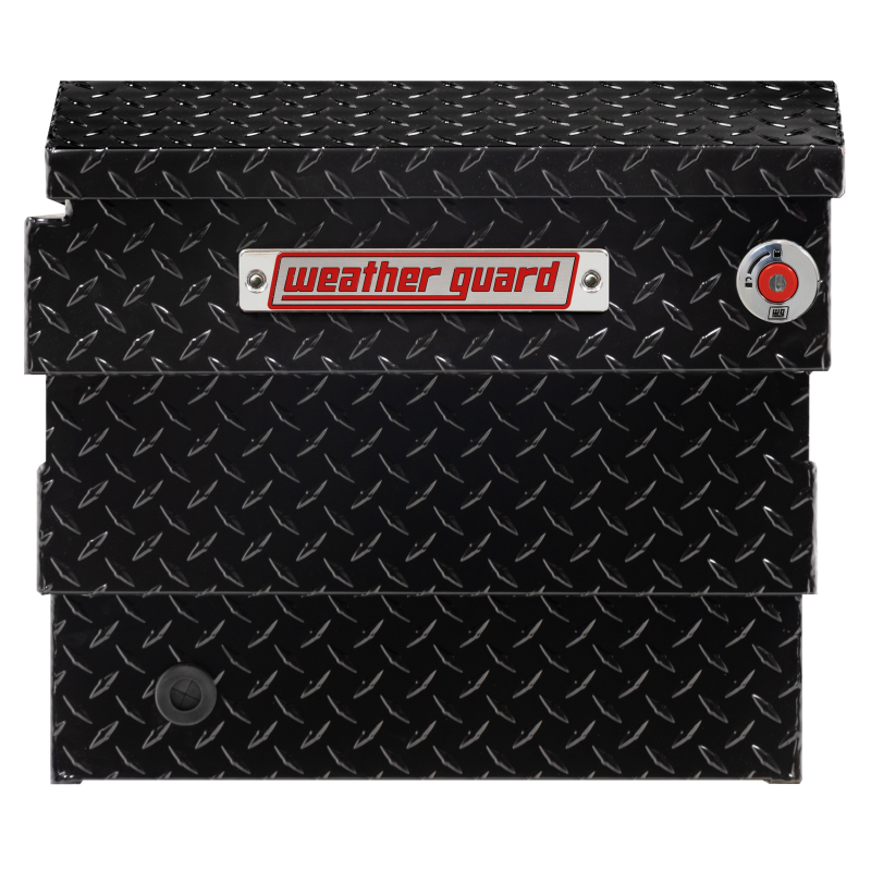 Weather Guard Crossover Tool Box Gloss Black Aluminum Midsize Deep Model 137-5-04