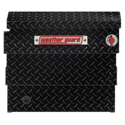 Weather Guard Crossover Tool Box Gloss Black Aluminum Midsize Deep Model 137-5-04