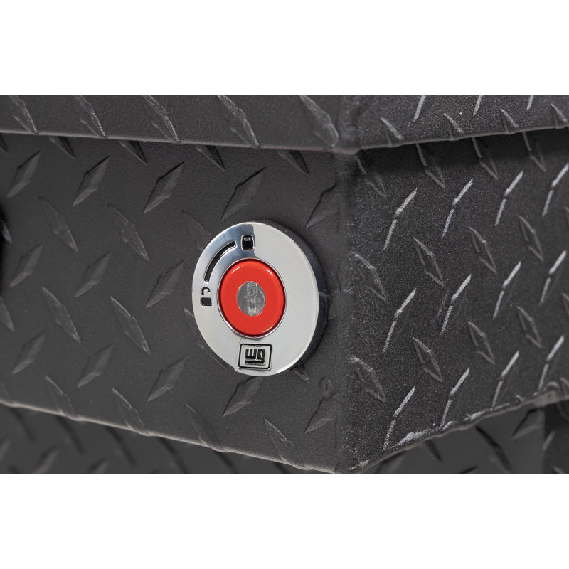 Weather Guard Crossover Tool Box Textured Matte Black Aluminum Midsize Deep Model 137-52-04