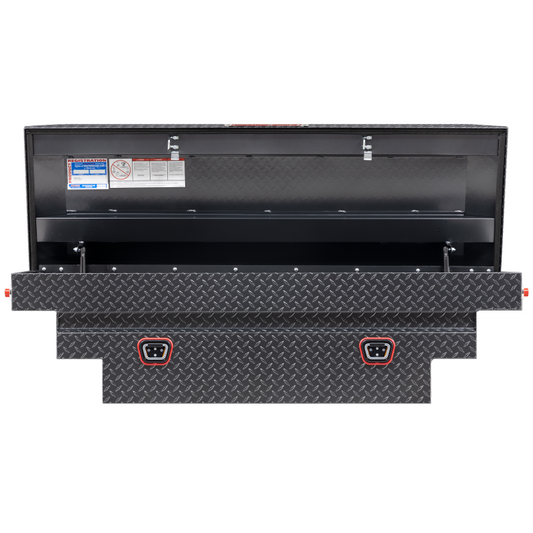 Weather Guard Crossover Tool Box Gray Aluminum Midsize Deep Model 137-6-04