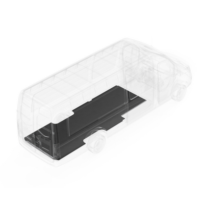 LEGEND StabiliGrip Kit With Sills Dual Doors and Wheels Mercedes Sprinter 170" Extended Wheelbase Cargo Van 4 Pc Model 141-135-6441.5