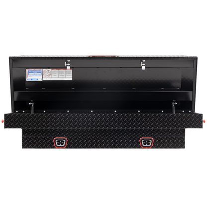 Weather Guard Crossover Tool Box Gloss Black Aluminum Midsize Model 154-5-04
