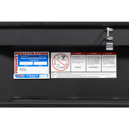 Weather Guard Crossover Tool Box Textured Matte Black Aluminum Midsize Model 154-52-04