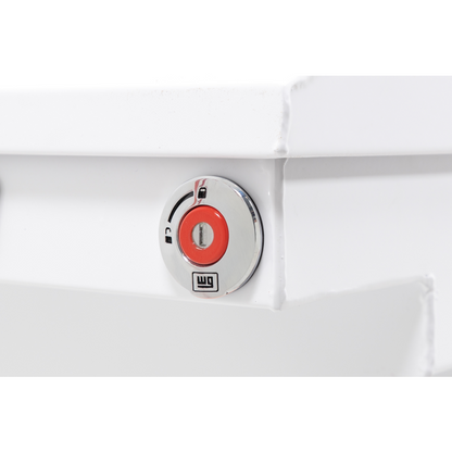 Weather Guard Crossover Tool Box White Steel Midsize Model 156-3-04