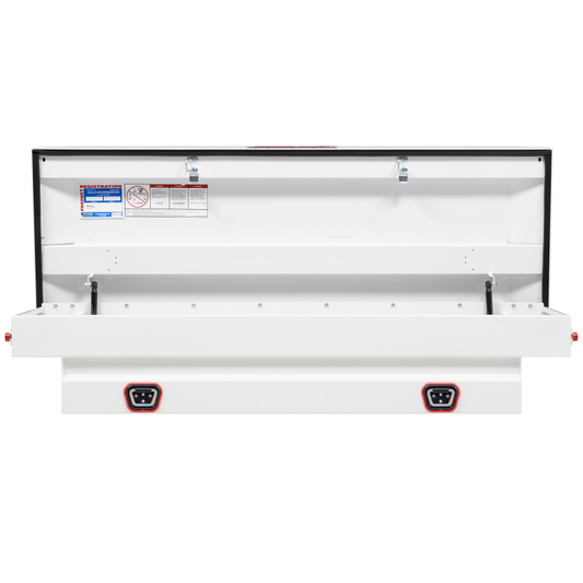 Weather Guard Crossover Tool Box White Steel Midsize Model 156-3-04