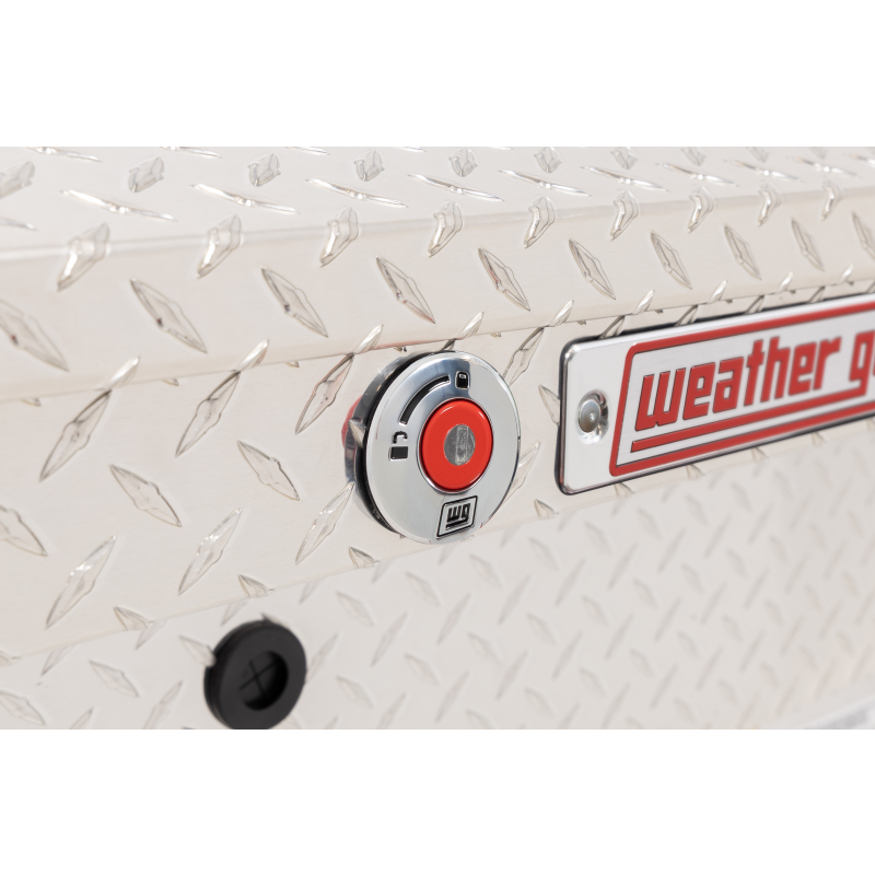 Weather Guard Side Mount Tool Box Bright Aluminum 87X17X13 Model 164-0-04