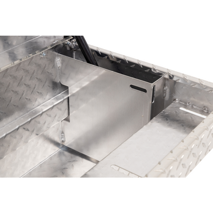 Weather Guard Side Mount Tool Box Bright Aluminum 87X17X13 Model 164-0-04