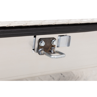 Weather Guard Side Mount Tool Box Bright Aluminum 87X17X13 Model 164-0-04